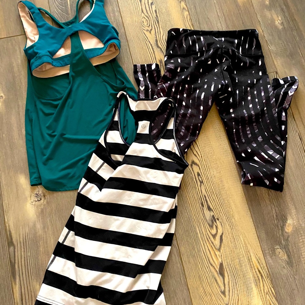 Lot of three Lululemon pieces